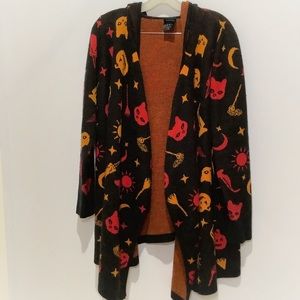 Her Universe Hot Topic Hocus Pocus Dani Hooded Fly Away Cardigan Size Xl